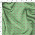 thumbnail image 3 of Soimoi Green Poly Georgette Fabric Bear Animal Print Fabric by Yard 42 Inch Wide, 3 of 5