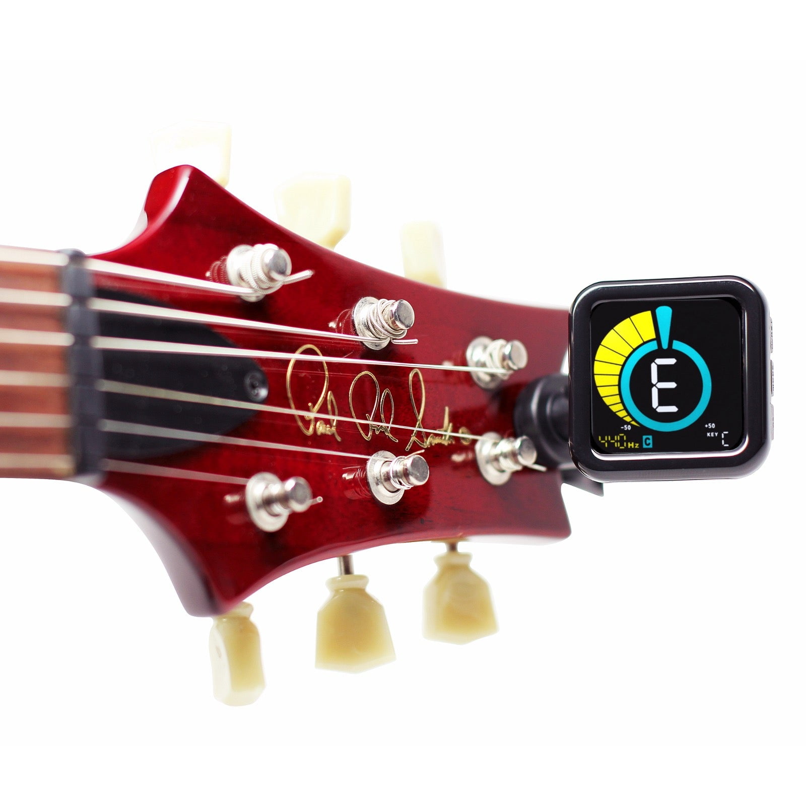 Clip On Guitar Tuner LED Color Display Guitar Metronome Tuner Rechargeable for Violin Bass Guitar Ukulele Banjo(MT90R)並行輸入 : Guitar Tuner Rechargeable, Clip On Tuner with LCD