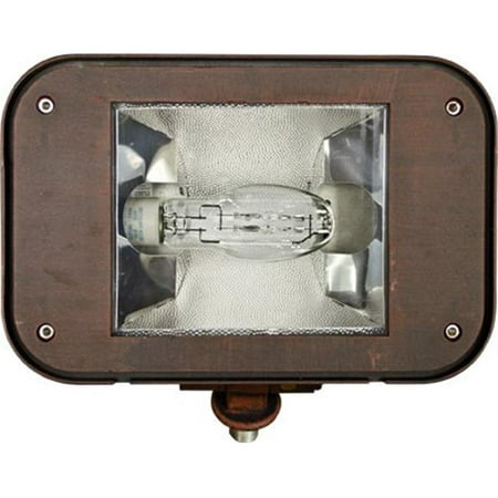 

Dabmar Lighting DF1942-BZ 11.88 x 12.88 x 8.88 in. 120 V 50 watts Powder Coated Cast Aluminum Flood Fixture Light with Double Ended Metal Halide Lamp Bronze