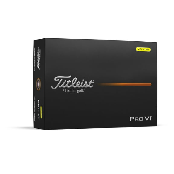 Titleist 2025 Pro V1, 12 Pack, Yellow