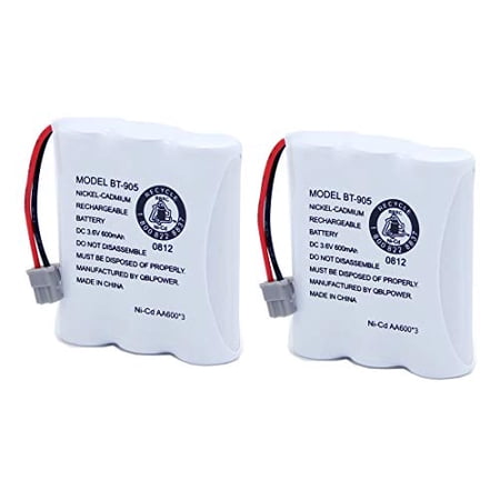 Qblpower Qblpower Bt-905 Rechargeable Cordless Handset Phone Battery Compatible Uniden Bt905 Bt800 Bt-1006 Bp-905 P-P501 Bp-905Bbty-0444001 Bbty-0449001(2 Pack) Battery