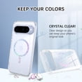 thumbnail image 4 of Funda de teléfono BENTOBEN con purpurina magnética transparente para Google Pixel 10, 4 of 8