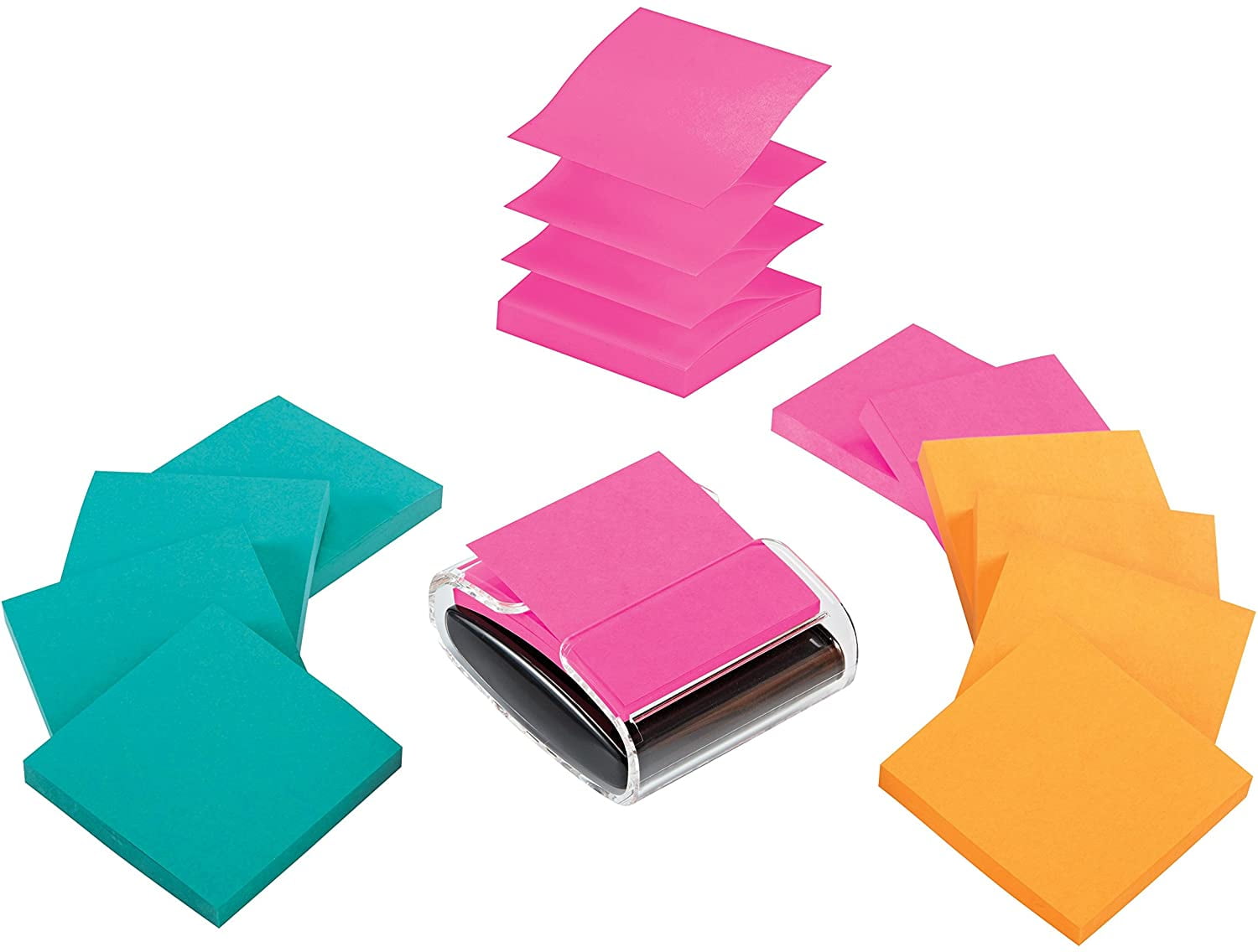 Postit Notes Dispenser for 3" x 3" PopUp Sticky Notes Dispenser with