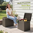 thumbnail image 2 of Homall 2PCS 31 Gallon Outdoor Deck Box In Resin with Seat, 2 of 7