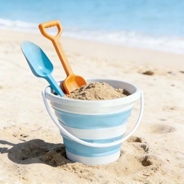 Cubo de agua de plástico plegable para coche, pesca, camping y uso al aire libre: cubo plegable portátil para viajes y hogar.