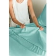 thumbnail image 4 of CGK Linens 4-Piece Extra Deep Pocket Sheet Set - Queen Size Breathable & Cooling Bed Sheets Fits 18"-24" Mattresses, Spa Blue, 4 of 7