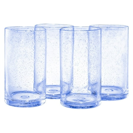 Artland Inc. Iris Light Blue HiBall Glasses - Set of 4