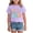 Tshirts-Purple, variant on kpoplk Girls T-Shirts Short Sleeve Tees Soft Cotton Shirts Basic Summer Tops for Kids 5-14 Years(Pink,9-10 Y)
