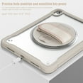 thumbnail image 4 of ELEHOLD Hybrid Rugged Case for iPad 9th/8th/7th 10.2" 2021/2020/2019, Dual-Layer Protective Heavy Duty Shockproof Case with 360° Rotatable Handstrap Foldable Kickstand Crossbody Shoulder Strap,Khaki, 4 of 8