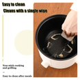 thumbnail image 4 of Electric Hot Pot with Stainless Steel Steamer, Multi-Functional Skillet Dual Fast Heating Portable,Electric Cooker Non-Stick,Cooker Pot for Shabu-Shabu Noodles Soup Oatmeals, 4 of 8