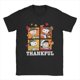 thumbnail image 3 of Camiseta de Snoopy Charlie Brown Lucy Thankful Thanksgiving Day para hombre, 100 % algodón, cuello redondo, manga corta, ropa de talla grande, 3 of 5