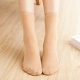 thumbnail image 3 of WHAMVOX  Warm Socks Skin Color for Women Comfortable Cold Weather Miss, 3 of 7