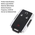 thumbnail image 2 of QXDRAGON Keyless Remote Key Fob for Chevrolet Silverado GMC Sierra 2014-2015 M3N-32337200, 2 of 8