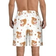 thumbnail image 3 of Naloa Squirrel Giving A Gift Men's Beach Shorts, Surfing shorts, Swim trunks, Quick Dry Swim Trunks for Surfing Beach Fun - Medium, 3 of 9