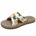 thumbnail image 1 of Zapatillas con punta abierta para mujer, sandalias cómodas, informales, cómodas, para la playa Wmkox8yii ytu4905, 1 of 2