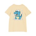 thumbnail image 4 of Odeerbi Kids Boys Girls T-shirt Dinosaur Print Short Sleeve Tee Tops 3-14 Years Kids Summer Graphic Shirts Round Neck Crop Top Beige, 4 of 4