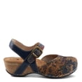 thumbnail image 5 of Spring Step L’Artiste Women's Koraline Mary Jane Flat Shoes – Hand Painted Floral Leather, Cushioned Microsuede Footbed, Adjustable Ankle Strap, 2″ Cork Wedge Heel, 5 of 8