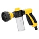 thumbnail image 5 of Dispensador de espuma para pistola de agua, 8 modos de salida, limpiador de lavadora de alta presión para coche, hogar, jardín, amarillo, 5 of 8