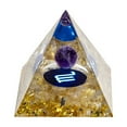 thumbnail image 4 of Pyramide pour Énergie Positive, Boule de Cristal d'Améthyste de 1,96 Po Pyramide Faite à la Main, Générateur d'Énergie avec Cristaux de Protection pour le Stress Réduire la Guérison Méditation Attirer la Richesse Chanceux, 4 of 8
