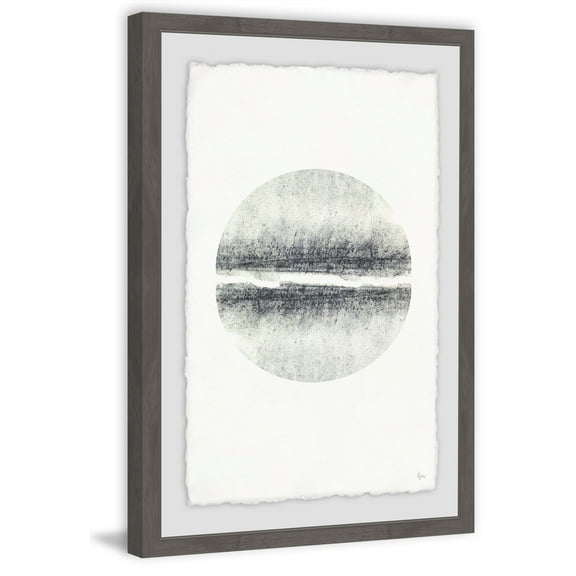The Dusk Framed Painting Art Print, 12.00" x 1.50"