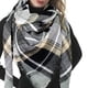 thumbnail image 3 of Bufanda de manta de invierno cálida y acogedora para mujer, elegante, suave, gruesa, a cuadros, bufandas gigantes, capa de chal, 3 of 7