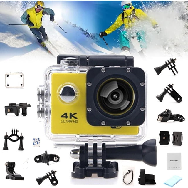 Roamix Vision+ 4K, cámara de acción Roamix Vision 4K, cámara Qinux Pixgo 4K, cámara deportiva Vision 4K, cámara deportiva de buceo con wifi 4K, cámara subacuática DV HD impermeable para exteriores