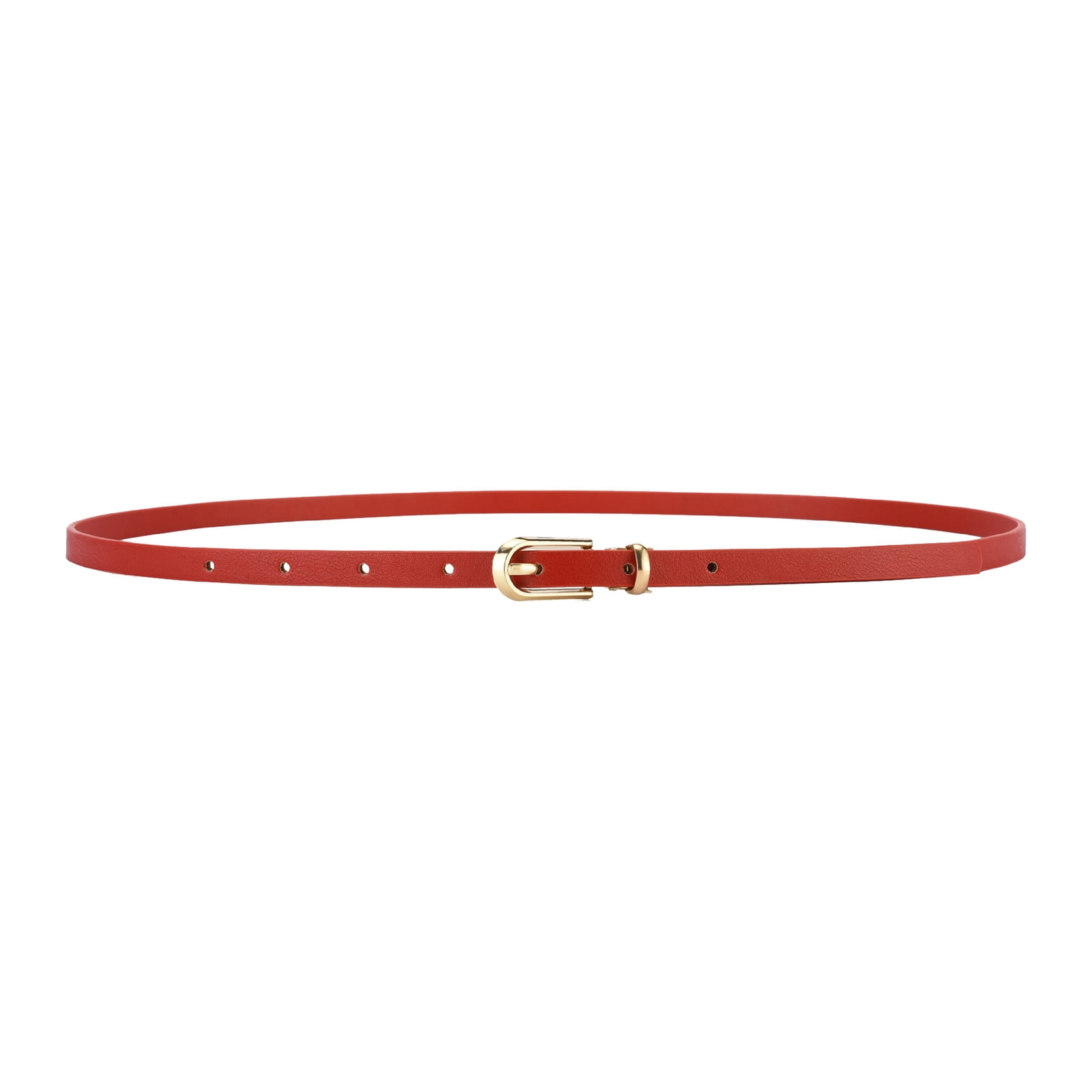 2-in-1 Wide Leather Belt with Detachable Skinny Waistband for Dresses Suits 1/2 main image 2