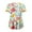 Red, variant on COMVALUE Print Scrub Tops Women Floral Scrubs V Neck Short Sleeve Stretch Nurse Uniform with Pockets Functional Workwear (Hot Pink, 3XL)