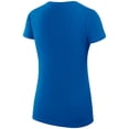 thumbnail image 3 of Women's G-III 4Her by Carl Banks Royal Edmonton Oilers Dot Print Team V-Neck Fitted T-Shirt, 3 of 3