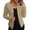 Coffee, variant on Womens Suit Jacket Open Front Long Sleeve Notch Lape Work Jacket Business Cardigan Jackets with Pockets Dressy Casual Lightweight Suit Work Office Classic Jacket Gray XL