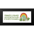 thumbnail image 2 of Reed, Tara 14x8 Black Modern Framed Museum Art Print Titled - Luck of the Gnomes panel II-End of the Rainbow, 2 of 5