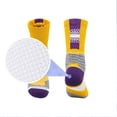 thumbnail image 3 of Calcetines de baloncesto con cuello redondo y semicojín de aire Adepaton BST2002832-2, 3 of 5