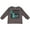 Charcoal Grey, variant on Inktastic Ovarian Cancer I Wear Teal Ribbon Tribute Boys or Girls Long Sleeve Toddler T-Shirt