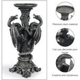 thumbnail image 4 of 8.5" Gothic Medieval Dragon Castle Candle Holder Stand, 4 of 9
