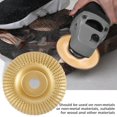 thumbnail image 1 of 3pcs Wood Carving Disc Carbon Steel Wood Carving Wheel 100mm Wood Carving Grinding Disc Gold Wood Carving Grinding Wheel Angle Grinder Accessories for Cutting Grinding, 1 of 5