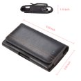 thumbnail image 4 of For Apple iPhone 14 Universal Horizontal PU Leather Phone Holster Case with Belt Holder Clip / Loops Pouch Sleeve Carrying Cover - Black, 4 of 8