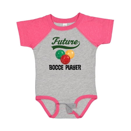 

Inktastic Future Bocce Player Boys or Girls Baby Bodysuit