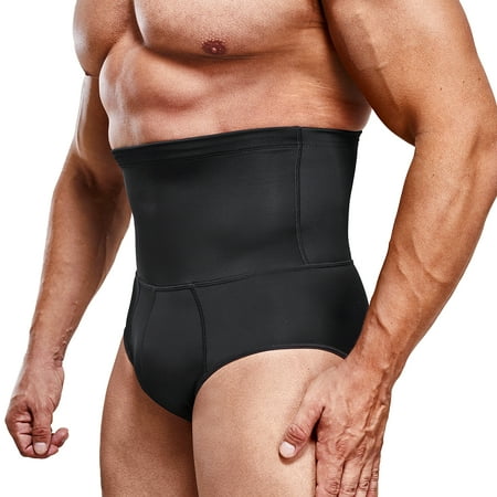 

MOLUTAN Men Tummy Compression Shapewear Briefs High Waist Body Slimmer Underwear Firm Control Belly Girdle Abdomen Control Panties