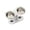 White, variant on Cat Bowls Elevated, Raised Cat Food Bowls for Indoor Cats, Adjustable Heights Cat Food and Water Bowl with Shelf, 3 Stainless Steel Elevated Bowls with 15°Tilted (White)