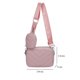 thumbnail image 5 of Bolsa De Hombro Bolsa de mensajero acolchada para mujer de almohada almacenable para vacaciones de trabajo (rosa) Tmvgtek Para Estrenar, 5 of 9