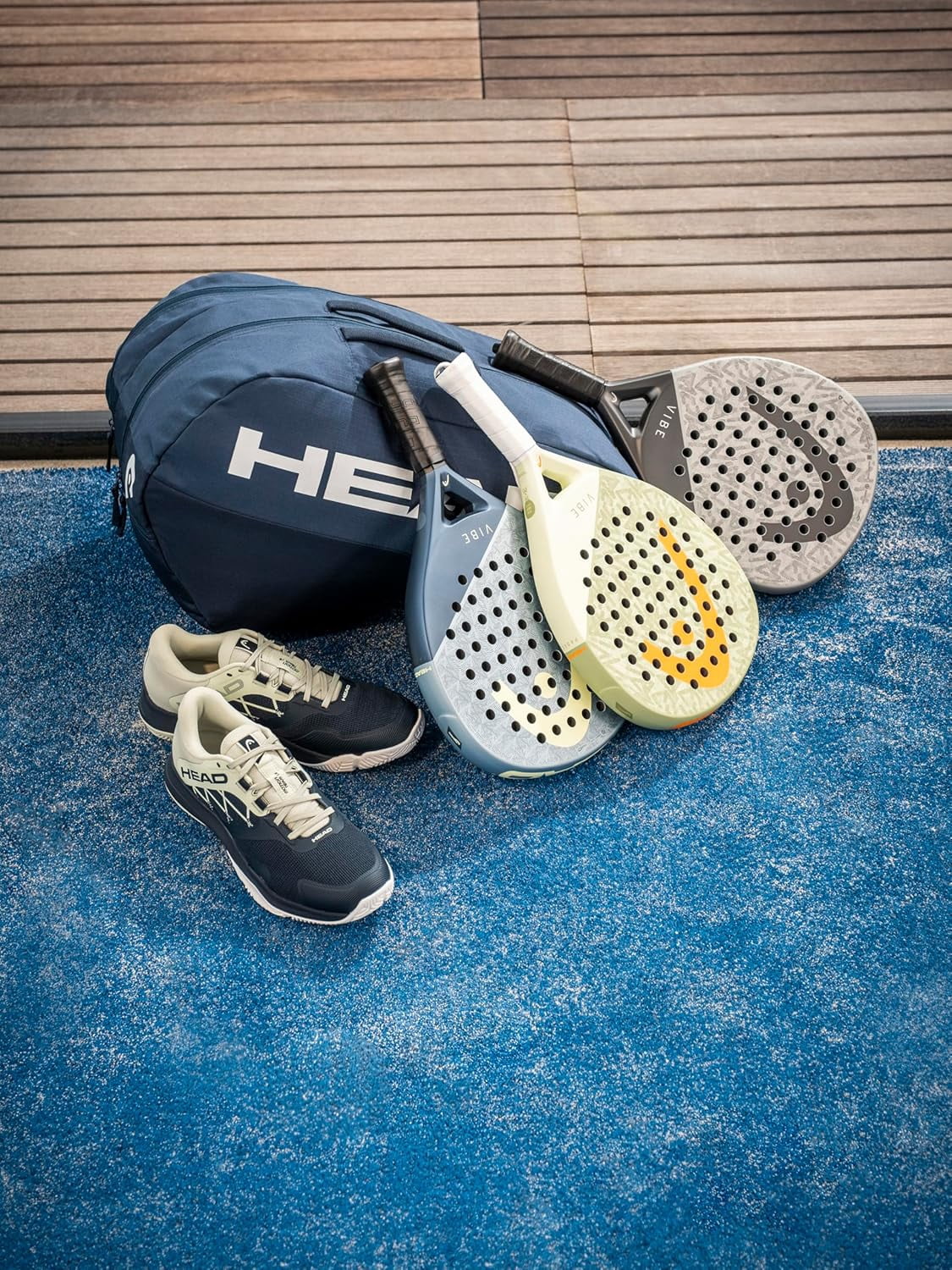 HEAD Vibe 2026 Padel Racquet - Oversized Teardrop, Easy Power for Casual Players, All-Round Performance, Green/Orange