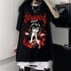 thumbnail image 2 of NOVEDAD DE VERANO 2023, camisetas de manga corta de algodón Harajuku con estampado gótico oscuro para chicas, 2 of 4
