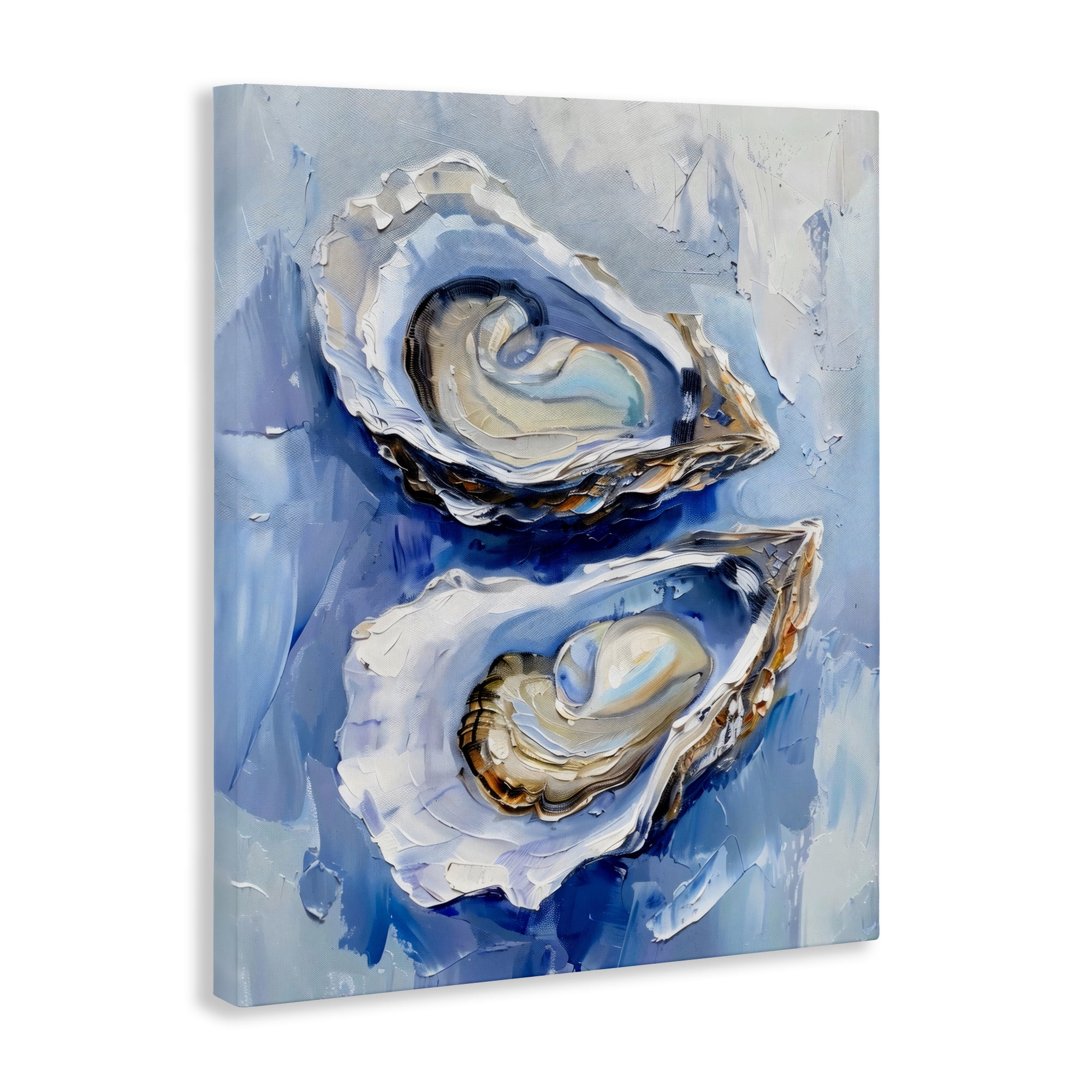 Stupell Industries Oysters On The Half Shell Canvas Wall Art, design by Creative Studio