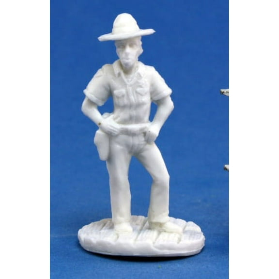 Reaper Miniatures Deputy Wayne Tisdale #80024 Bones Unpainted RPG D&D Figure