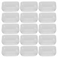 thumbnail image 1 of 50pcs Plastic Plates Disposable Plastic Dishes Rectangular Food Dishes, 1 of 2