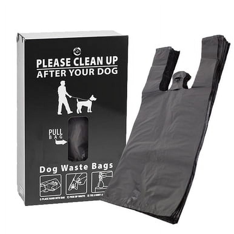 The Gladiator® Dog Waste Station / EZ-Tie Hanging Bag System (Black)