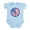Sky Blue, variant on CafePress - Peace In America Body Suit - Baby Light Bodysuit, Size Newborn - 24 Months