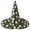 29#Dark Green, variant on Kids Witch Hat Halloween Ghost Printed Pointed Hat Stars Wizard Cap Quilted Cosplay Costume Party Decorations Gift
