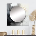 thumbnail image 1 of Designart "Contrasting euphony II" Abstract Beige Large Square Mirror - Square Bedroom Mirror Printed Wall Decor - Transitional Square Printed Wall Mirror Art, 1 of 5
