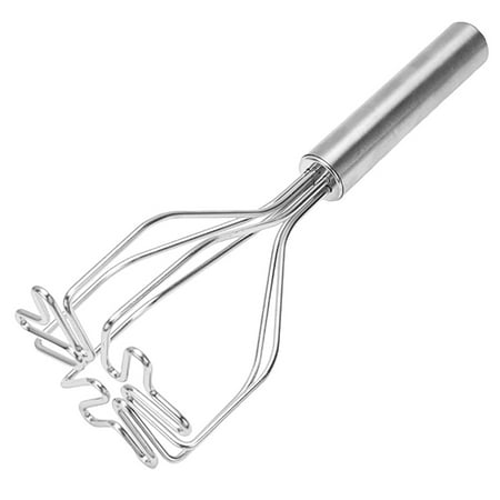 

JANGSLNG Stainless Steel Potato Masher Long Handle Food Grade Multifunctional Manual Carrot Avocado Vegetable Food Mashing Tool Kitchen Gadgets